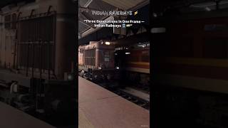 3 generations in 1 frame indian railways #trending #train #photography #india #indian #reels #shorts