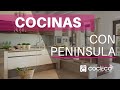 Cocinas con Península Modernas 🔴 Península para cocinas