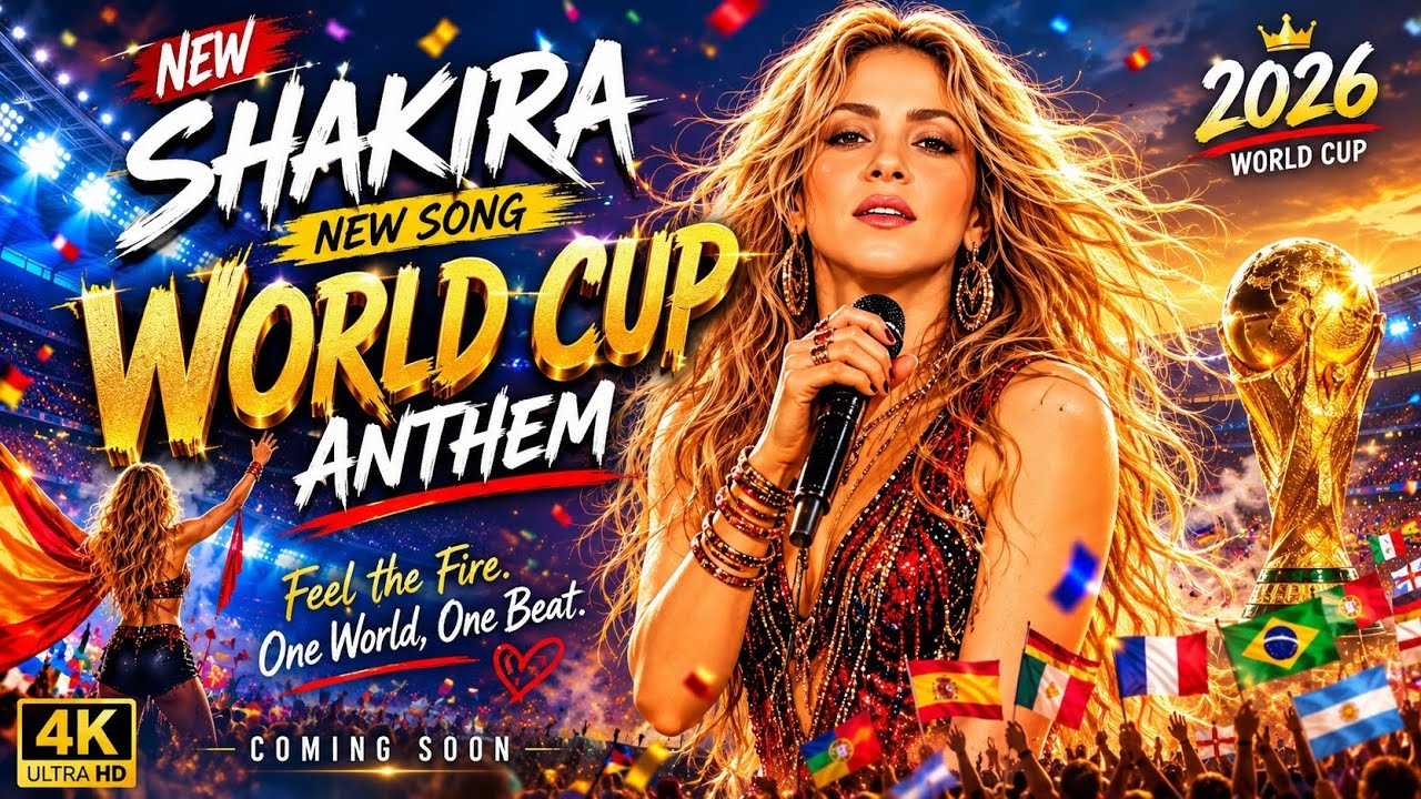 Shakira New World Cup Anthem 2026 🌍🔥 | Waka Waka Style Song - YouTube