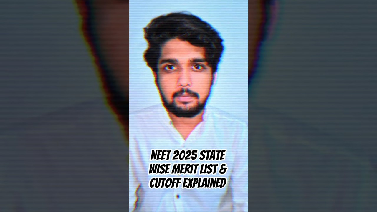 Neet 2025 all State Merit List Details & Category Wise Cutoff Explained 