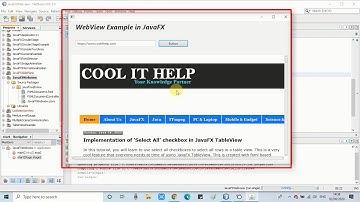 Loading website/Html content on stage with WebView | JavaFX Tutorial