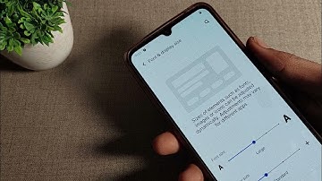 changed Font size in vivo y22, how to change font size