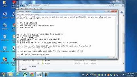 how to get and install cod waw cracked application