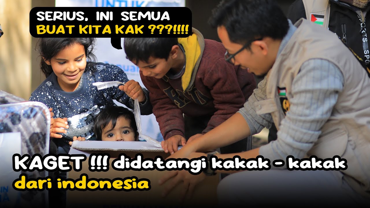 ALHAMDULILLAH‼️SENANG BISA LIHAT TAWA ANAK - ANAK PALESTINA #VLOG - Muhammad Husein Gaza