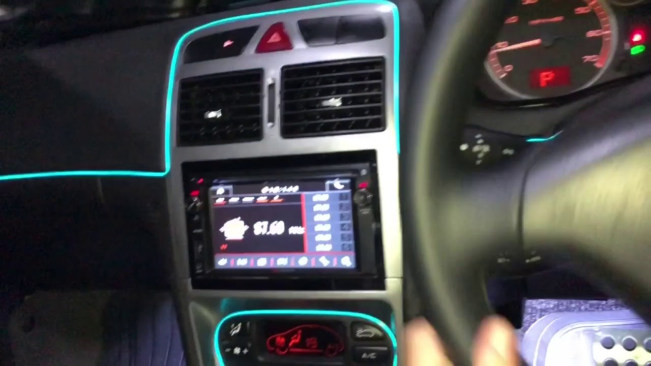 Modifikasi Lampu Kabin Pada Peugeot 307 Sw L Fire Lamp YouTube