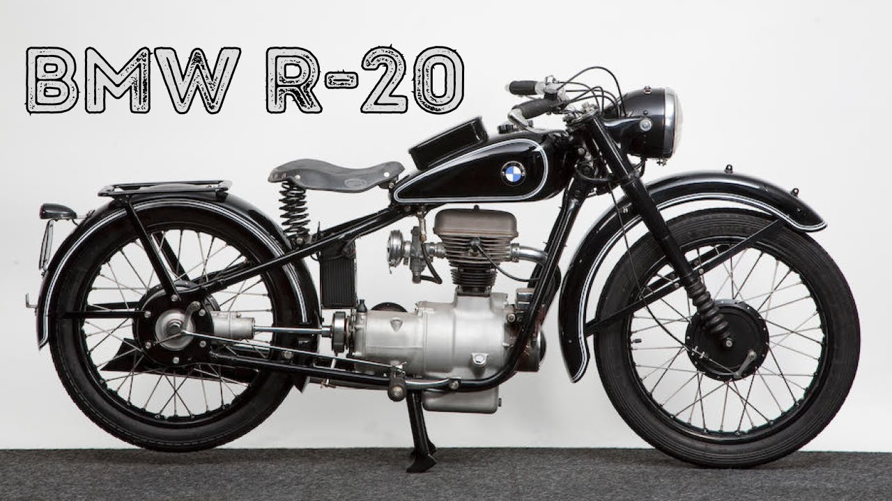 Мотоцикл BMW R-20. Огляд перед фарбуванням. BMW R-20 motorcycle ...