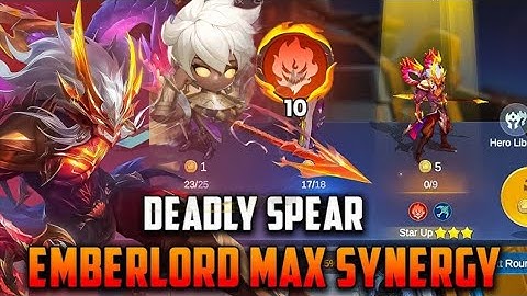 VALE IS MADE FOR EMBERLORD SYNERGY! 1STAR MOSCOV DOMINATE THE GAME! 6 EMBERLORD SYNERGY #magicchess