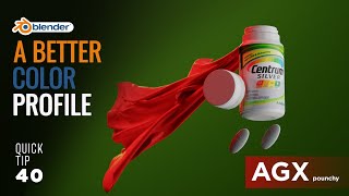 AGX color proflie, a better color management in Blender (Quick Blender Tip 40)