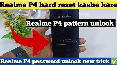 Realme P4 hard reset. Pattern unlock password unlock ✅