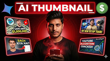 How To Make Viral Professional Thumbnails Using AI | Secret | RaisenX 🔥