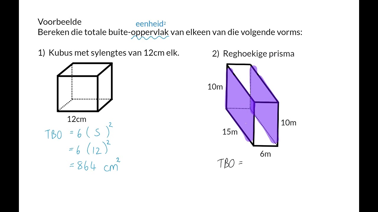 01 Totale buite oppervlak van prismas