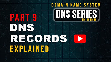 DNS Records Explained in Hindi | A, CNAME, MX, NS, TXT Records | DNS Tutorial Part 9
