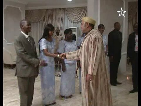 مراسيم وصول الملك إلى مالي