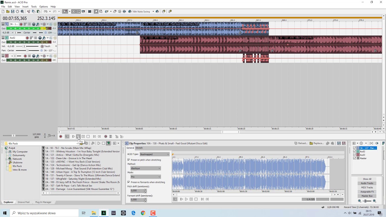 accessing virtual instruments in acid pro 8