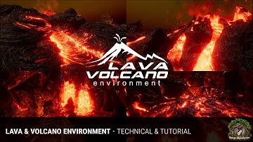 Lava & Volcano Environment - Technical & Tutorial