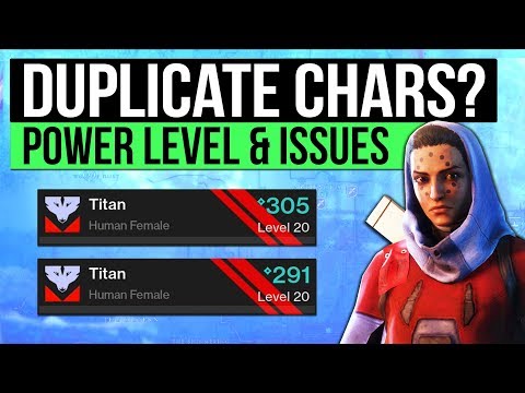 DESTINY 2 PC | DON&rsquo;T MAKE DUPLICATE CHARACTERS! - Duplicate Class Levelling Problems Explained!