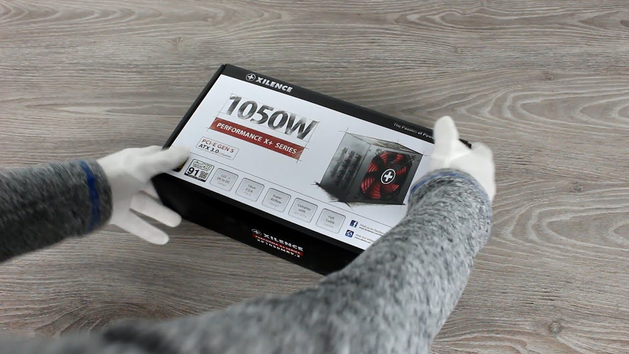 Xilence Performance X+ 1050W (XN176/XP1050MR9.2) PSU Unboxing