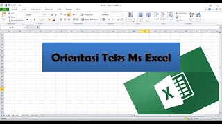 Orientasi Teks Ms Excel