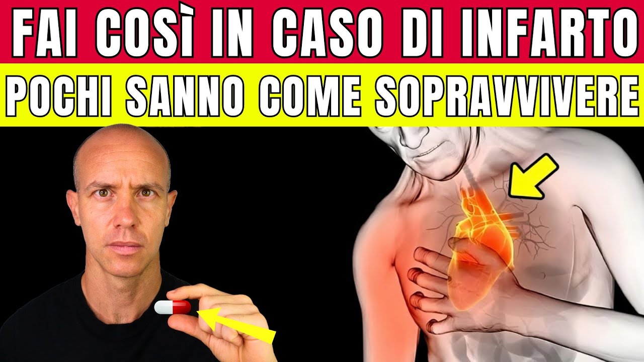 Fai "QUESTO" in 10 SECONDI se hai un INFARTO e sei SOLO a CASA