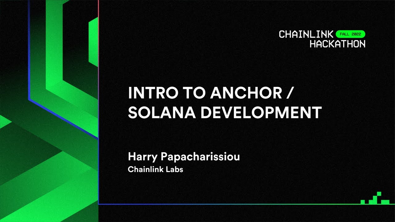 Intro to Anchor / Solana development (1 Hour) YouTube