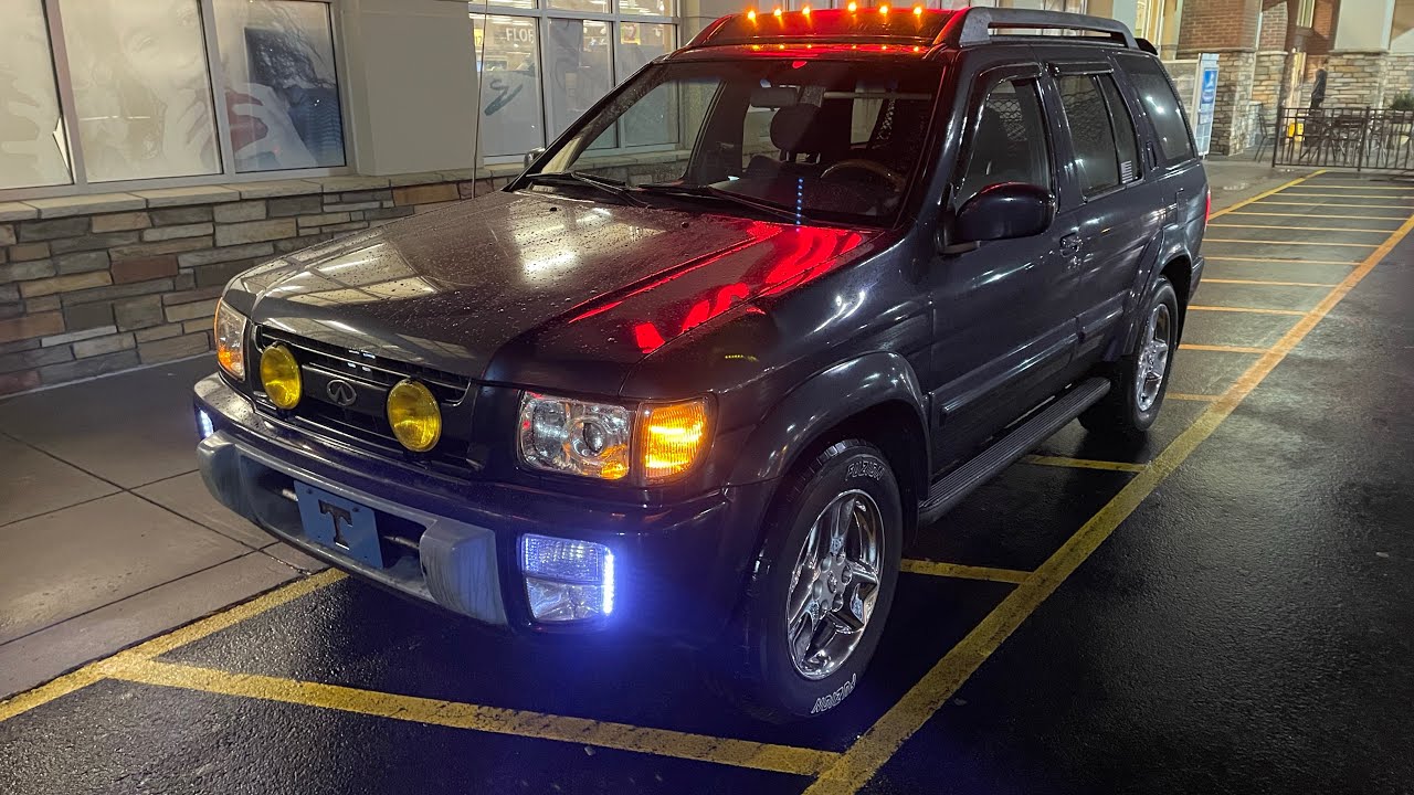 97 Infiniti QX4 interior - YouTube