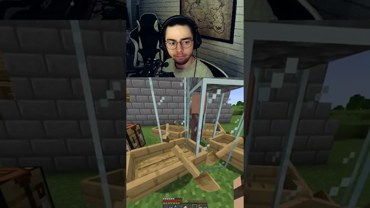villagers are horrid #minecraft #shorts