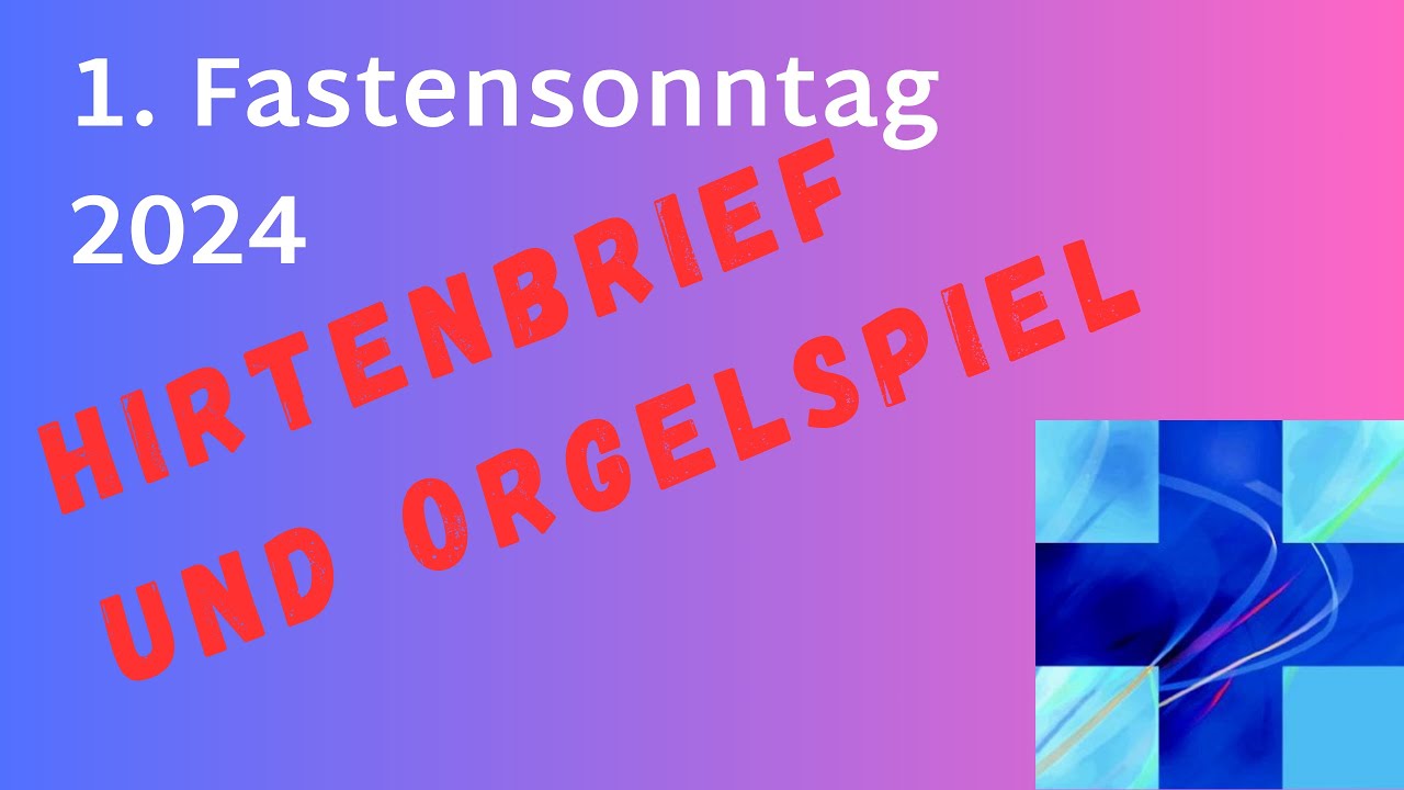 Aus dem Gottesdienst am 1. Fastensonntag 2024 - YouTube