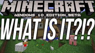 What Is Windows 10 Minecraft! (Can You Play Minecraft PC On Windows 10)