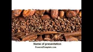 Unrefined Grains PowerPoint Template by PoweredTemplate.com