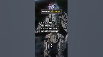 What does ‘AI’ stand for?  #quiz #ailearning #machinelearning
