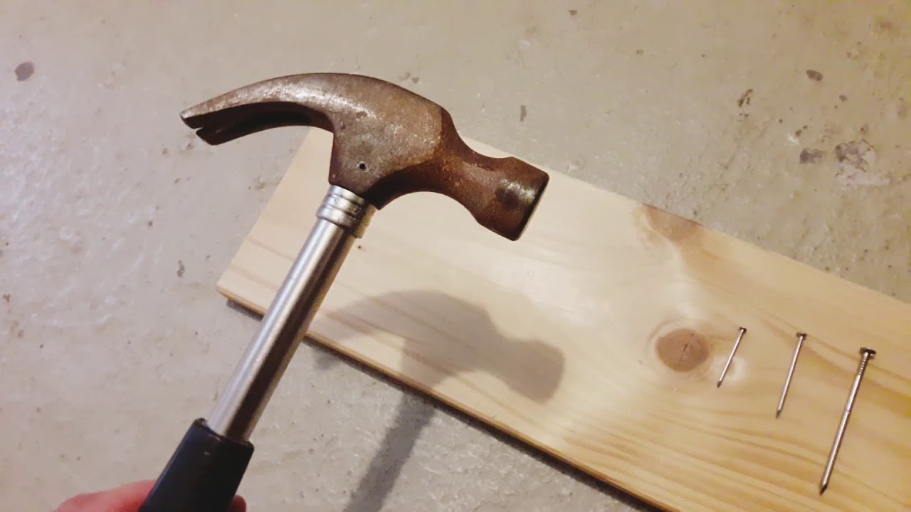 Nieten Mit Hammer Einschlagen