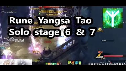 Runecaster challenge 6 & 7 - Tree of Savior