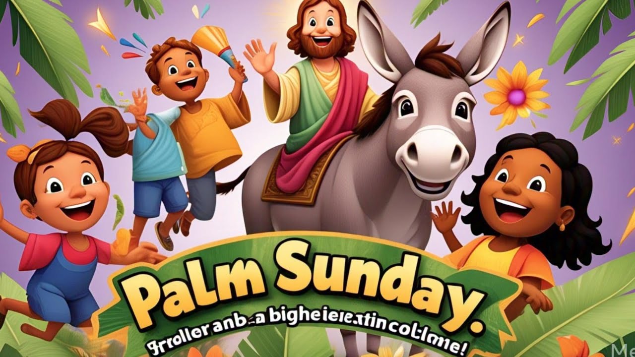 Palm Sunday for Kids 🕊️ | Bible Story of Jesus' Triumphal Entry ...
