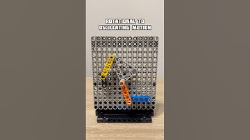 Rotational to Oscillating Motion #lego #technic #legotechnic #mechanical #diy #mechanism