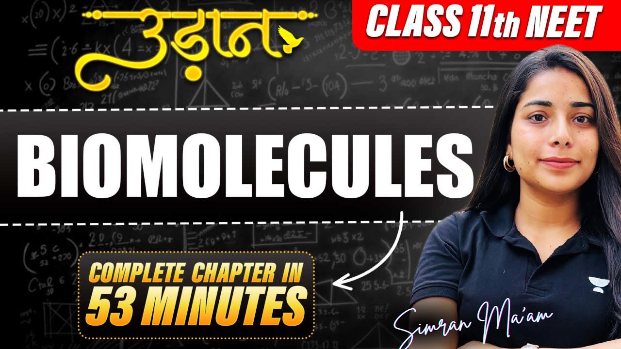 🎯 Quick Revision: Biomolecules | One Shot for NEET 2025 Biology - YouTube