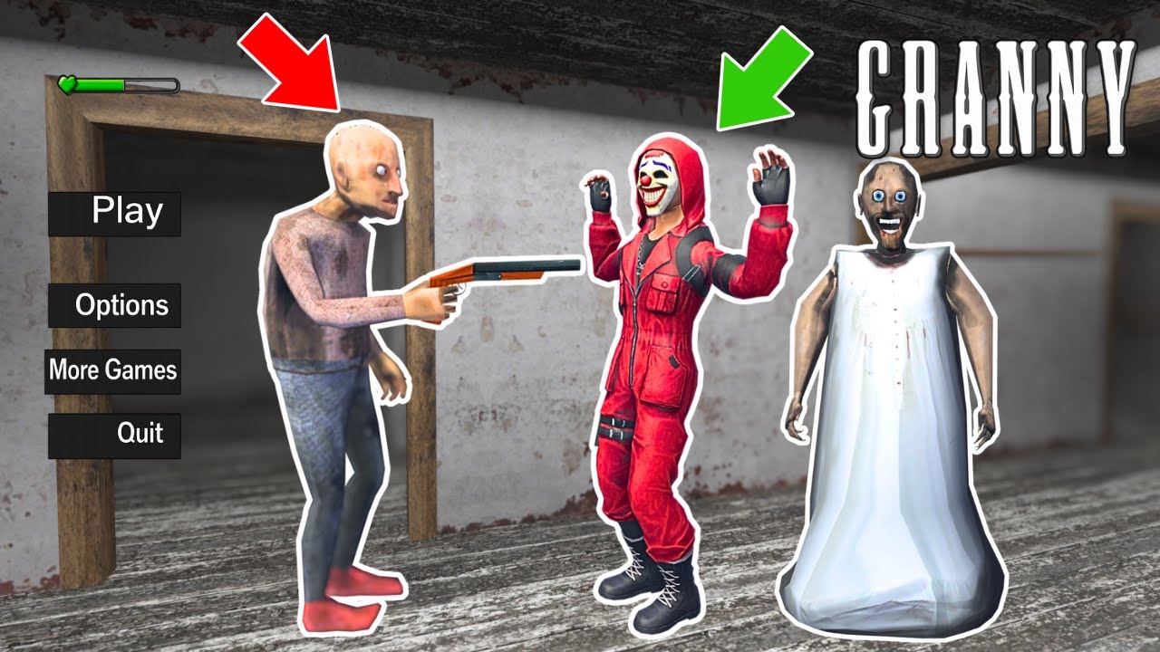 Grandpa Attacks the Criminal | Granny Shocked | Funny Horror Animation”
