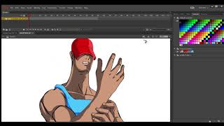 Easy way to colour  on adobe flash animée cc