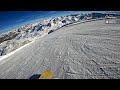 Snowboarding the Grande Motte Glacier - Early Season Tignes - 4k