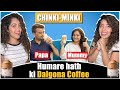 Humare hath ki Dalgona Coffee- Mummy Papa Reacted🥺🙊| CHINKI MINKI