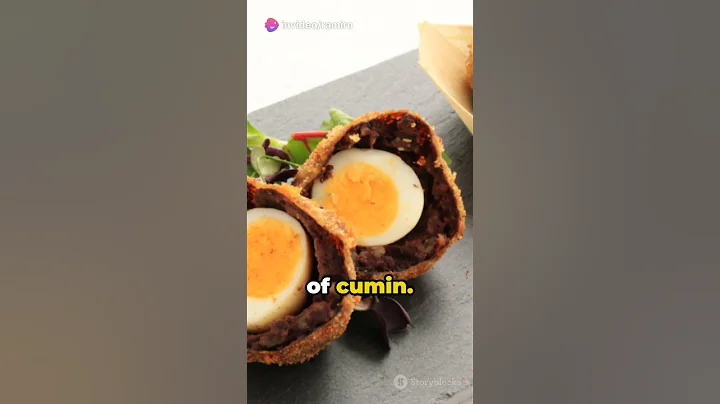 Twisted Veggie Scotch Egg: A Quick Bite!  #scotcheggs  #vegetarian