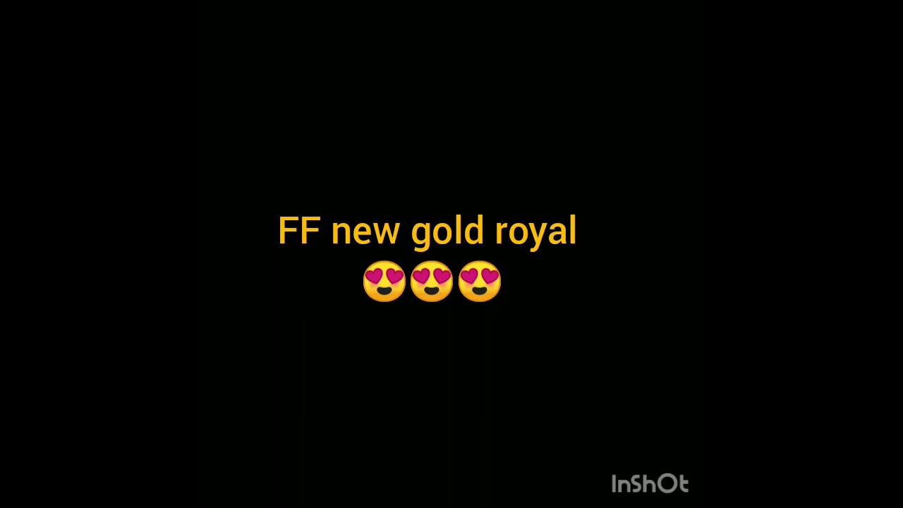 OB34 new gold royal 😍 l free fire l 