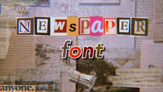 How To Get The Newspaper Font On Videos And Photos Flashing Newspaper Title Youtube How To Get The Newspaper Font On Videos And Photos Flashing Newspaper Title Youtube