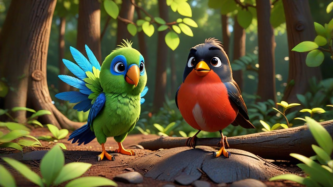 Three Chirpy Birds Build a Nest + More Nursery Rhymes & Kids Songs