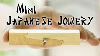 Making a Tiny Japanese Scarf Joint (Kanawa Tsugi)