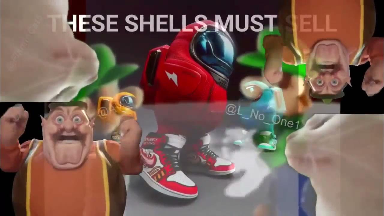 Luigi talks about sea shells with amogus and Morshu beatbox but I added