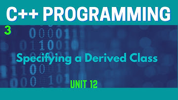 Specifying a Derived Class in C++(Urdu/Hindi)