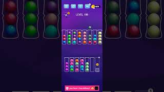 Ball Sort Level 199 Puzzle Color Sort Tatem Games Inc. All levels, #ballsortpuzzle