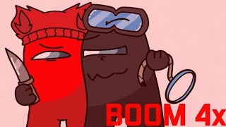 (13+?)Boom 4x || Among us || Red x Black|| I'M NOT SORRY ( ͡° ͜ʖ ͡°)