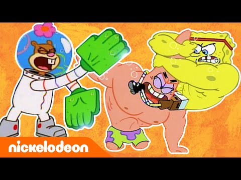 Губка Боб Квадратные Штаны |  9 самых спортивных моментов с Губкой Бобом | Nickelodeon Россия