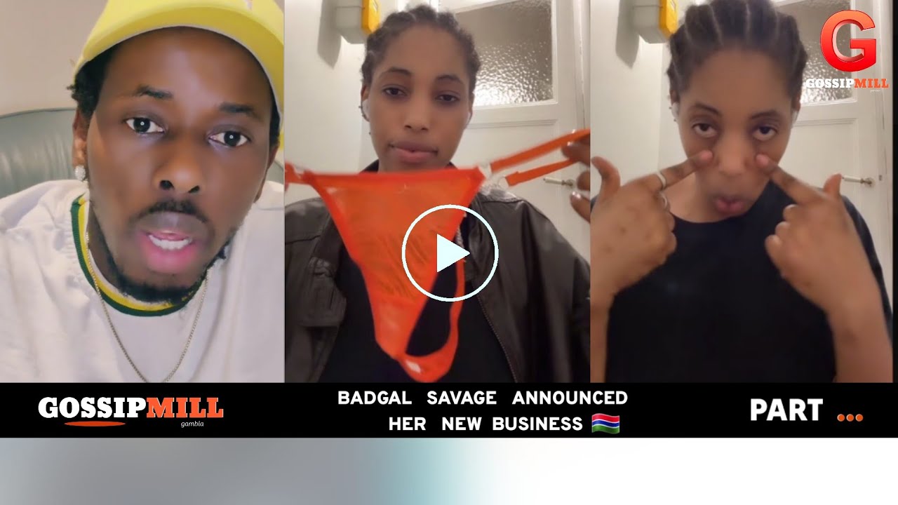 Badgal savage shows her pant!es during the livestream to introduce her new business